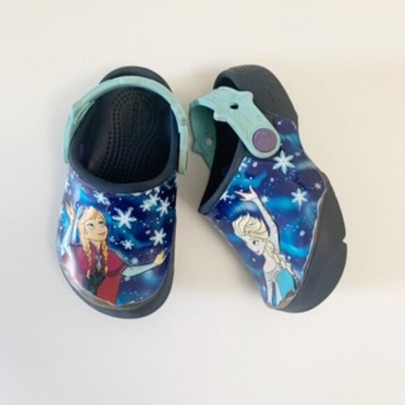 ♦️3 for $15♦️ CROCS Disney Frozen Kids Clogs ~ 8 - Picture 1 of 9